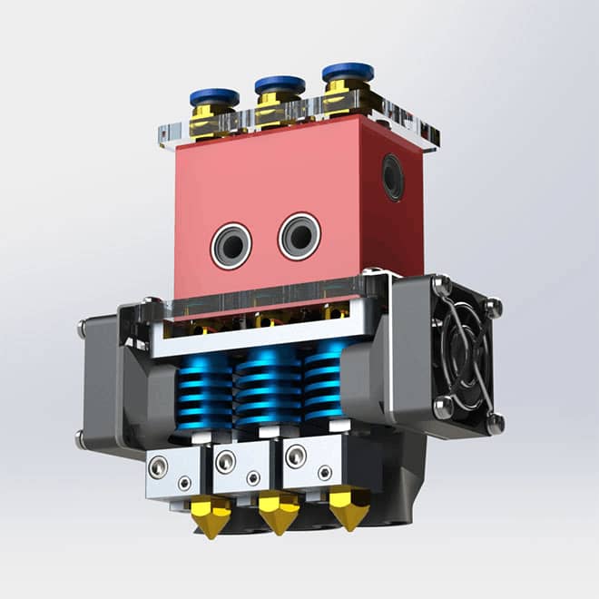 CreatBot DX Triple Extruders