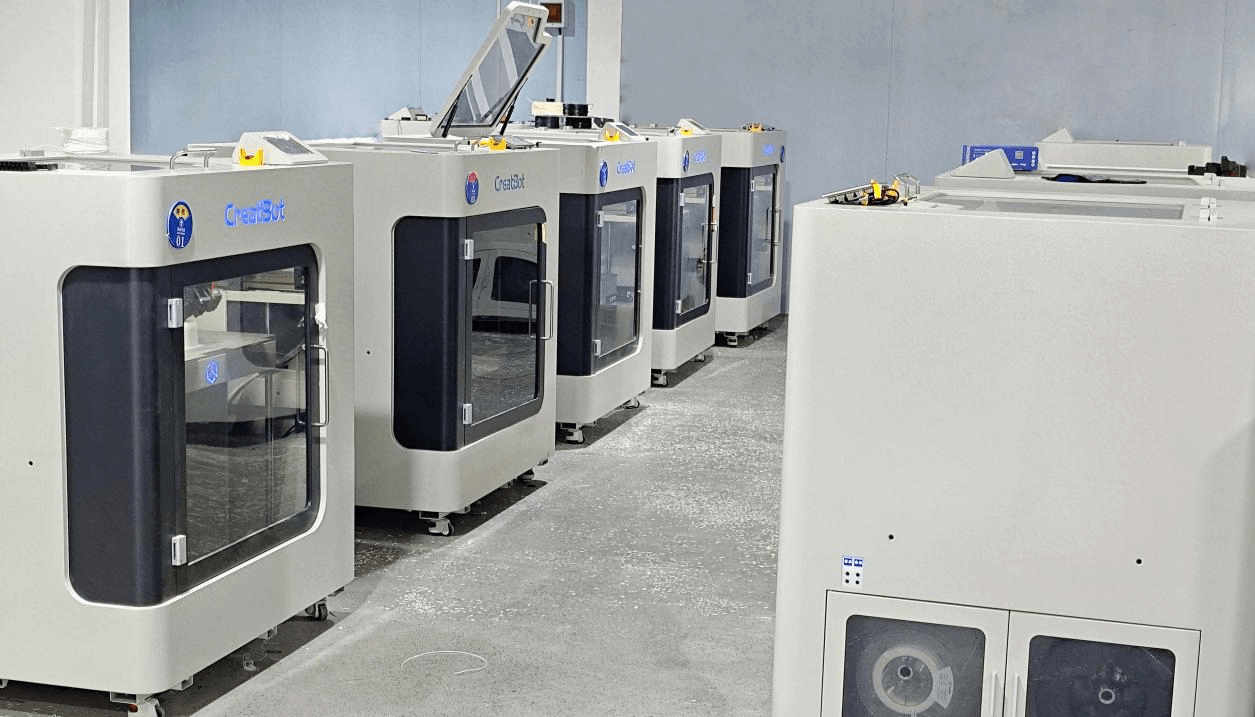 CreatBot D600 Pro2 HS printing Tesla automotive seat prototype case, batch 3D printing process