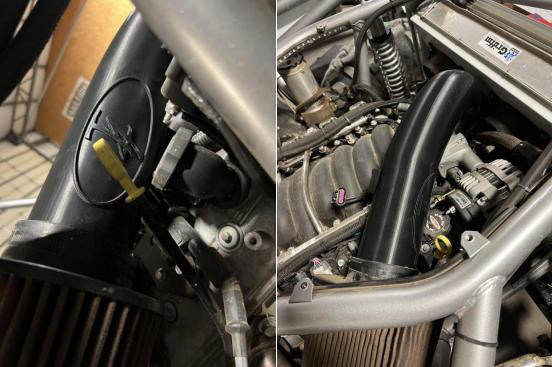 Actual application scene of engine intake manifold