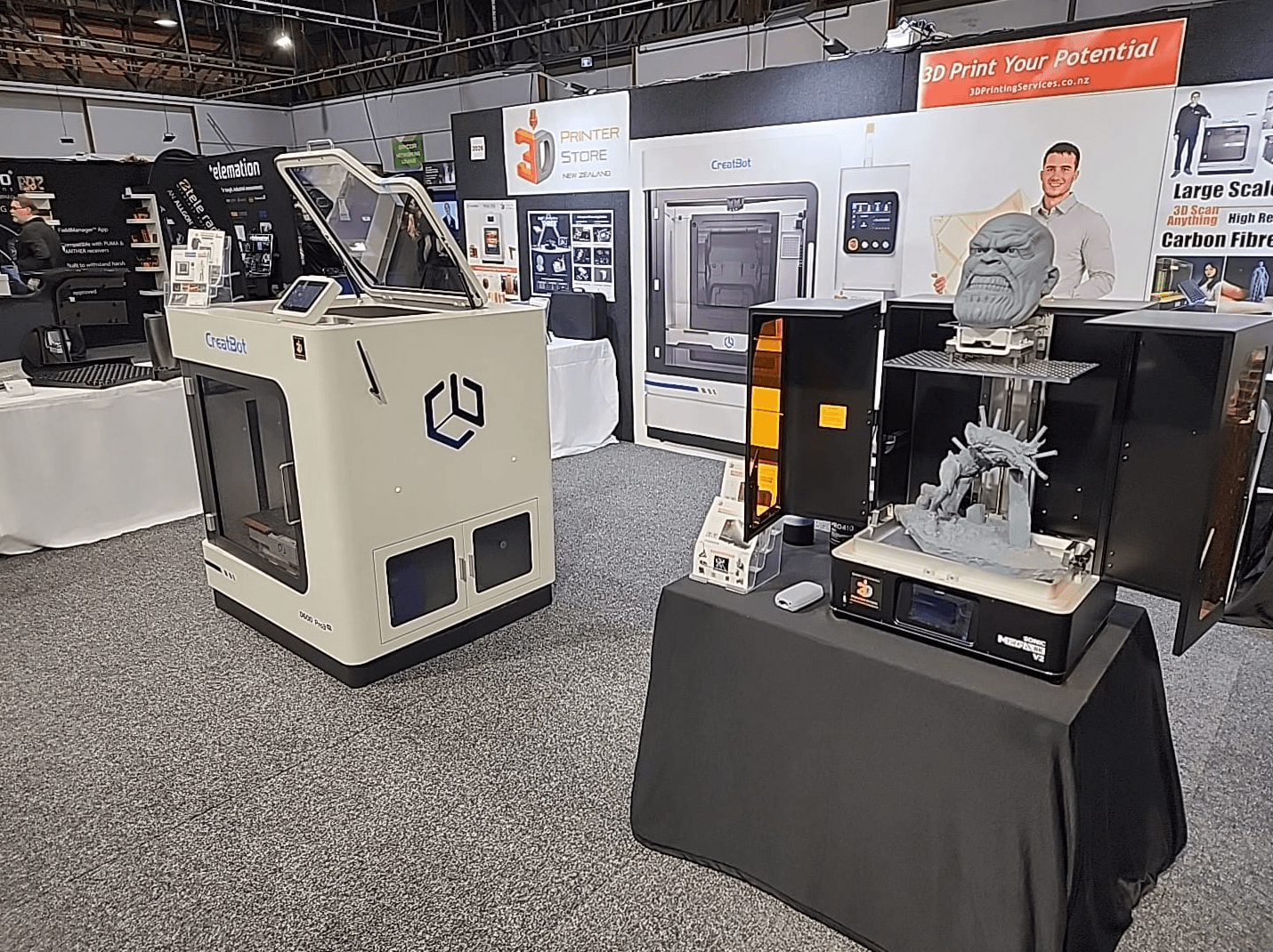 CreatBot D600 Pro3 HS 3D printer showcased at EMEX 2026 New Zealand exhibition
