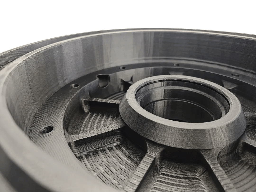 Wheels printed by D600 Pro2 HS 3d printer